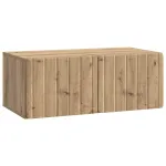 Oglindă TV montată pe perete Stejar Artizanal 78,5 x 41 x 30 cm GartenMobel Dekor