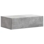 Masă laterală montată pe perete Gri Beton 59 x 34,5 x 17 cm GartenMobel Dekor