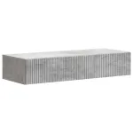 Masă laterală montată pe perete Gri Beton 87,5 x 34,5 x 17 cm GartenMobel Dekor