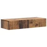 Masă laterală montată pe perete Lemn vechi 87,5 x 34,5 x 17 cm GartenMobel Dekor