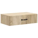 Masă laterală montată pe perete Stejar Sonoma 59 x 34,5 x 17 cm GartenMobel Dekor