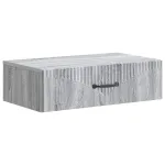 Masă laterală montată pe perete Sonoma gri 59 x 34,5 x 17 cm GartenMobel Dekor