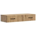 Masă laterală montată pe perete Stejar Artizanal Lemn prelucrat GartenMobel Dekor
