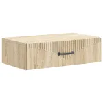 Masă laterală montată pe perete Stejar Sonoma 59 x 34,5 x 17 cm GartenMobel Dekor