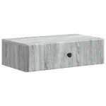 Masă laterală montată pe perete Sonoma gri 59 x 34,5 x 17 cm GartenMobel Dekor
