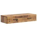 Masă laterală montată pe perete Lemn vechi 87,5 x 34,5 x 17 cm GartenMobel Dekor