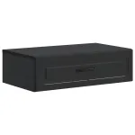 Masă laterală montată pe perete Negru 59 x 34,5 x 17 cm GartenMobel Dekor