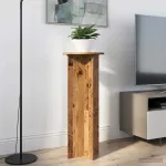 Suport pentru plante 2 pcs Lemn vechi Ø40 x 100 cm GartenMobel Dekor