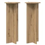 Suport pentru plante 2 pcs Stejar Artizanal Ø40 x 100 cm GartenMobel Dekor