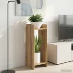 Suport pentru plante 2 pcs Stejar Artizanal 30 x 30 x 80 cm GartenMobel Dekor