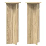Suport pentru plante 2 pcs Stejar Sonoma Ø40 x 100 cm GartenMobel Dekor