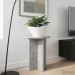 Suport pentru plante 2 pcs Gri Beton Ø29,5 x 40 cm GartenMobel Dekor