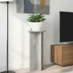 Suport pentru plante 2 pcs Gri Beton 29,5 x 29,5 x 60 cm GartenMobel Dekor