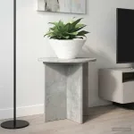 Suport pentru plante 2 pcs Gri Beton 40 x 40 x 40 cm GartenMobel Dekor