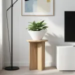 Suport pentru plante 2 pcs Stejar Artizanal Ø29,5 x 40 cm GartenMobel Dekor
