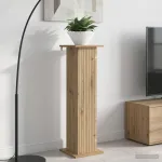 Suport pentru plante 2 pcs Stejar Artizanal Lemn prelucrat GartenMobel Dekor