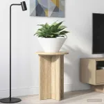 Suport pentru plante 2 pcs Stejar Sonoma Ø29,5 x 40 cm GartenMobel Dekor