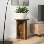 Suport pentru plante 2 pcs Stejar fumuriu Ø29,5 x 40 cm GartenMobel Dekor