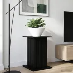 Suport pentru plante Negru 30,5 x 30 x 43 cm Lemn prelucrat GartenMobel Dekor