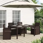 Perne de Șezut 4 pcs Gri deschis 47 x 36 x 2 cm Poliester GartenMobel Dekor