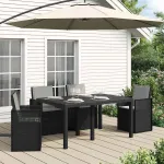 Perne pentru șezut și spătar 4 pcs Gri deschis 47 x 45 x 2 cm GartenMobel Dekor