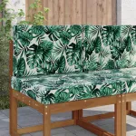 Perna pentru canapea de exterior 2 pcs Model cu frunze GartenMobel Dekor