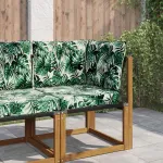 Perna pentru canapea de exterior 3 pcs Model cu frunze GartenMobel Dekor