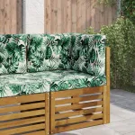 Perna pentru canapea de exterior 3 pcs Model cu frunze GartenMobel Dekor