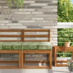 Perna pentru canapea de exterior Design cu frunze Poliester GartenMobel Dekor