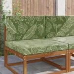 Perna pentru canapea de exterior 2 pcs Design cu frunze GartenMobel Dekor