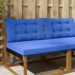 Perna pentru canapea de exterior 2 pcs Turcoaz Poliester GartenMobel Dekor
