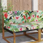 Perna pentru canapea de exterior 2 pcs colorat Poliester GartenMobel Dekor