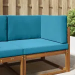 Perna pentru canapea de exterior 3 pcs Albastru regal Poliester GartenMobel Dekor