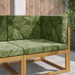 Perna pentru canapea de exterior 3 pcs Design cu frunze GartenMobel Dekor