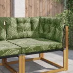 Perna pentru canapea de exterior 3 pcs Design cu frunze GartenMobel Dekor
