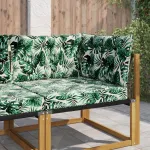 Perna pentru canapea de exterior 3 pcs Model cu frunze GartenMobel Dekor
