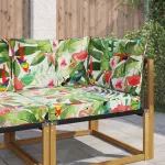 Perna pentru canapea de exterior 3 pcs colorat Poliester GartenMobel Dekor