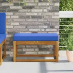 Pernă pentru șezut Turcoaz 80 x 40 x 8 cm 100% Polyester GartenMobel Dekor