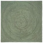 Covoare de zonă Verde măsliniu 300 x 300 cm Iută GartenMobel Dekor