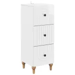 Dulap cu sertare Alb foarte lucios 33 x 34,5 x 90 cm GartenMobel Dekor