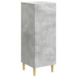 Bufet Gri Beton 33 x 34,5 x 90 cm Lemn prelucrat GartenMobel Dekor