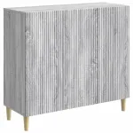 Bufet Sonoma gri 89 x 34,5 x 80 cm Lemn prelucrat GartenMobel Dekor