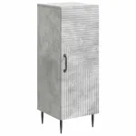 Bufet Gri Beton 33 x 34,5 x 89,5 cm Lemn prelucrat GartenMobel Dekor