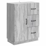 Bufet cu sertar Sonoma gri 66 x 34,5 x 87 cm Lemn prelucrat GartenMobel Dekor