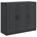 Bufet Negru 89 x 34,5 x 77 cm Lemn prelucrat GartenMobel Dekor