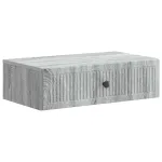 Masă laterală montată pe perete Sonoma gri 59 x 34,5 x 17 cm GartenMobel Dekor