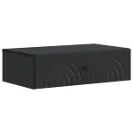Masă laterală montată pe perete Negru 59 x 34,5 x 17 cm GartenMobel Dekor