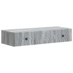 Masă laterală montată pe perete Sonoma gri 87,5 x 34,5 x 17 cm GartenMobel Dekor