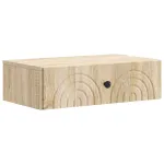 Masă laterală montată pe perete Stejar Sonoma 59 x 34,5 x 17 cm GartenMobel Dekor