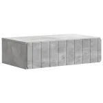 Masă laterală montată pe perete Gri Beton 59 x 34,5 x 17 cm GartenMobel Dekor